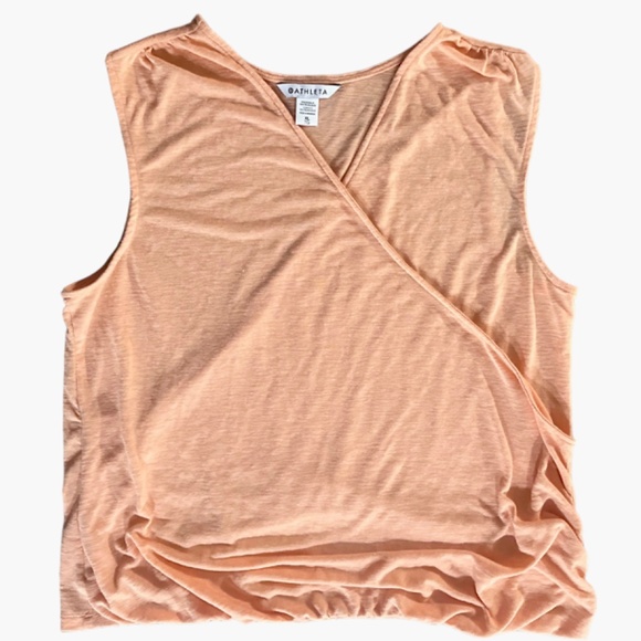 Athleta Orange Breezy Wrap Tank Camisole Top‎ XL - Picture 4 of 8